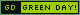 retro internet badge that says Green Day